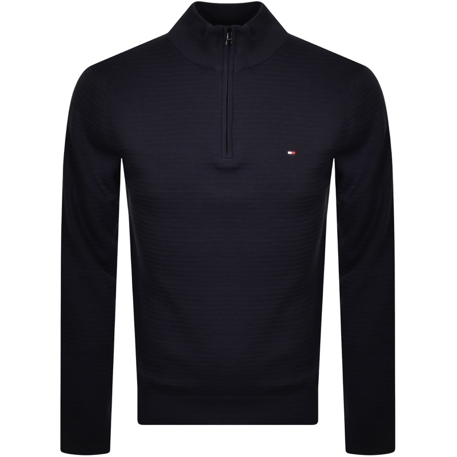Alternative Image for ProductTommy Hilfiger Half Zip Jumper Navy1